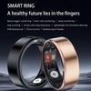 Stainless Steel Smart Ring Fitness & Sleep Tracker