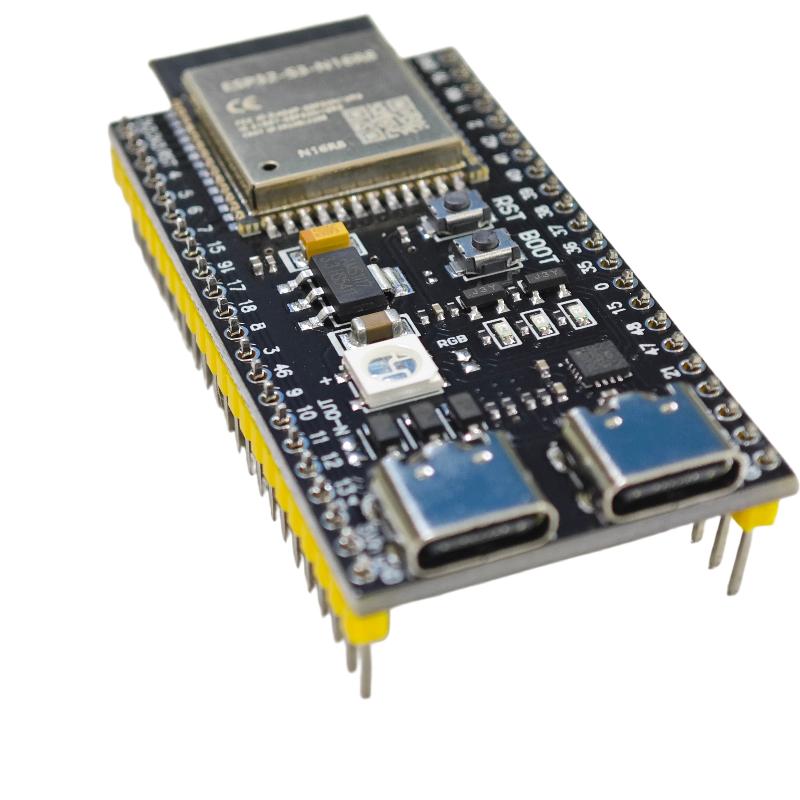 ESP32 S3 Dual-Core Entwicklungsplatine Hohe Leistung 2,4G WiFi Bluetooth Unterstützung für Smart Home Projekte