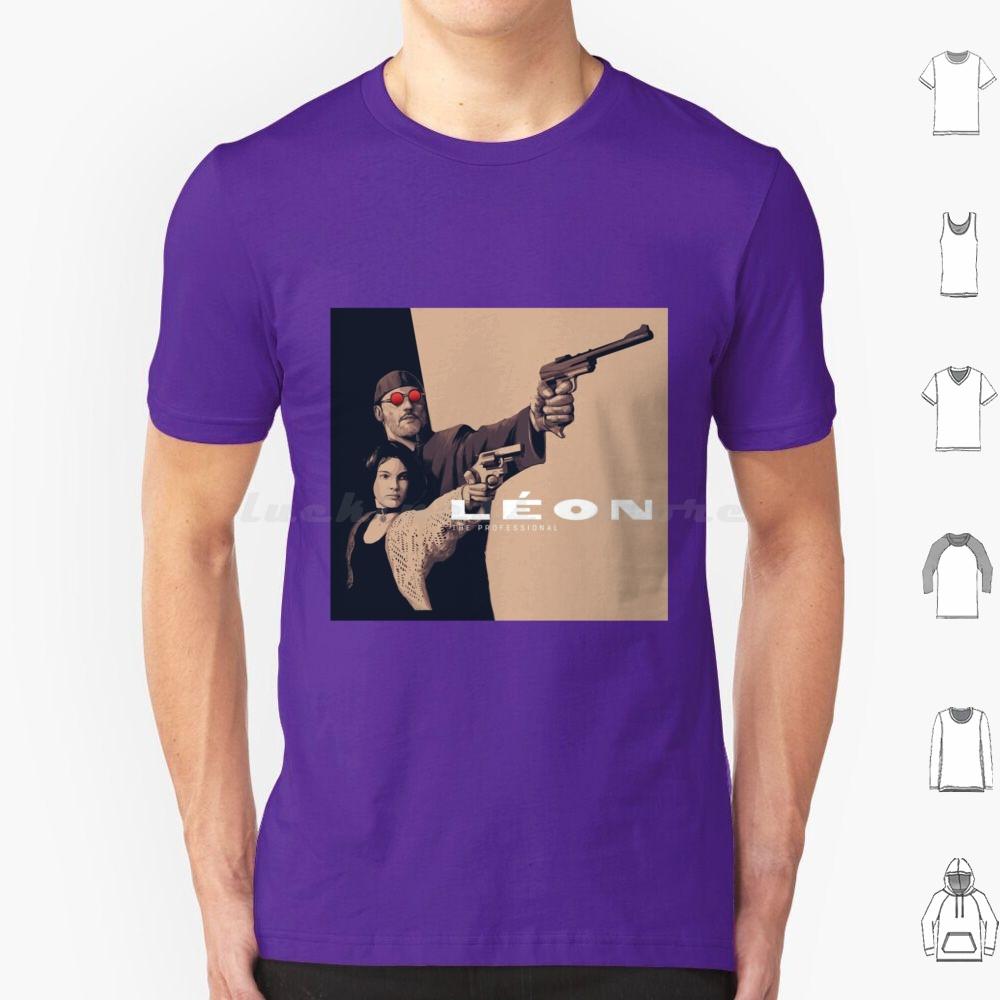 Leon The Professional T Shirt 6xl Cotton Cool Tee Leon Leon The Professional Movie Mathilda Natalie Portman Film Jean Reno The