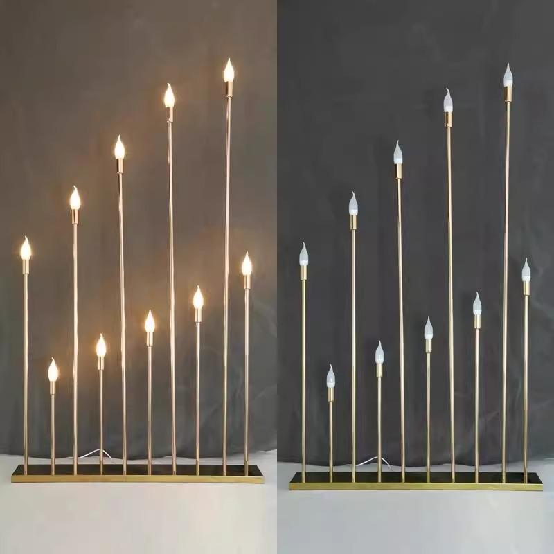 Reed Ceiling Light with 5 Dragon Ball Bubble Heads, Gold Pull-Tail Design, Ornament for Wedding or Lobby Decor.