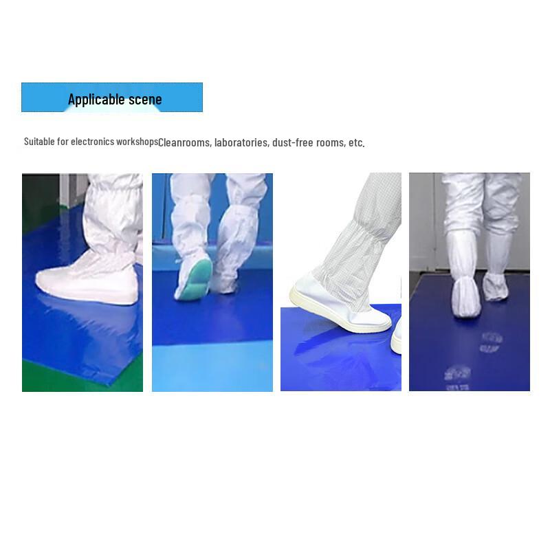 HOSCKOP Blue Tear-Off Sticky Dust Control Mat