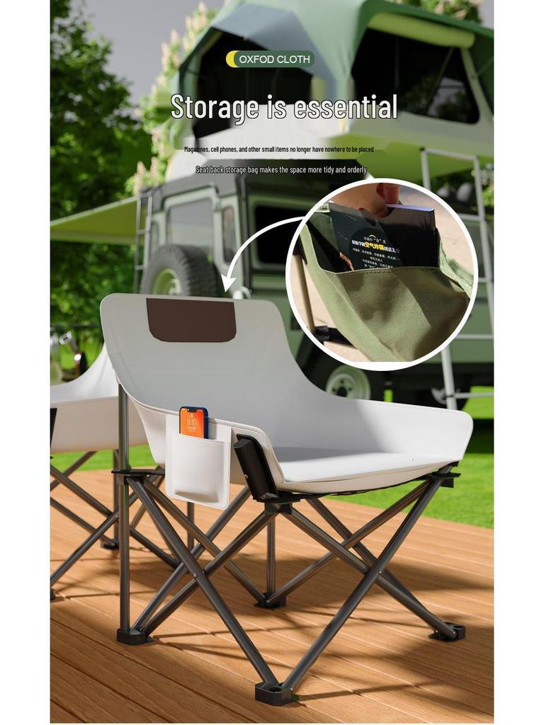 Tragbares faltbares Camping-Tisch- und Stuhlset - Aufrollbarer Picknicktisch und Liegestühle