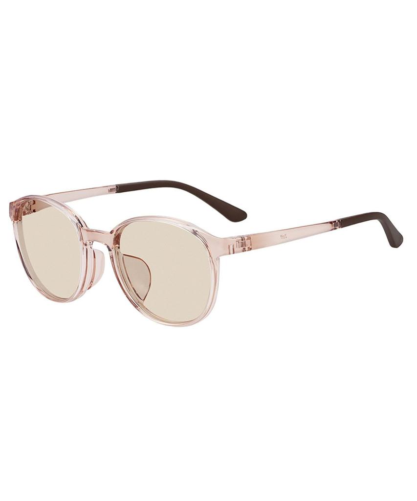 Boston-style 2-way sunglasses for pollen and droplet protection (detachable hood) (Brown (Beige) - ZN261G0441A1)  PROTECT 2WAY  Pollen glasses,
