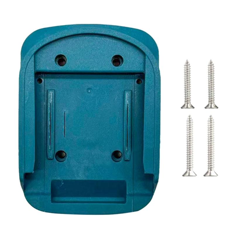 Soporte de Montaje Seguro para Baterías de Litio y Herramientas Instalación Estable en Pared o Escritorio Incluye Tornillos de Montaje