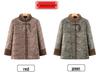 Plus Size Padded Cotton Coat for Middle-Aged Women - Winter Tang Suit Style