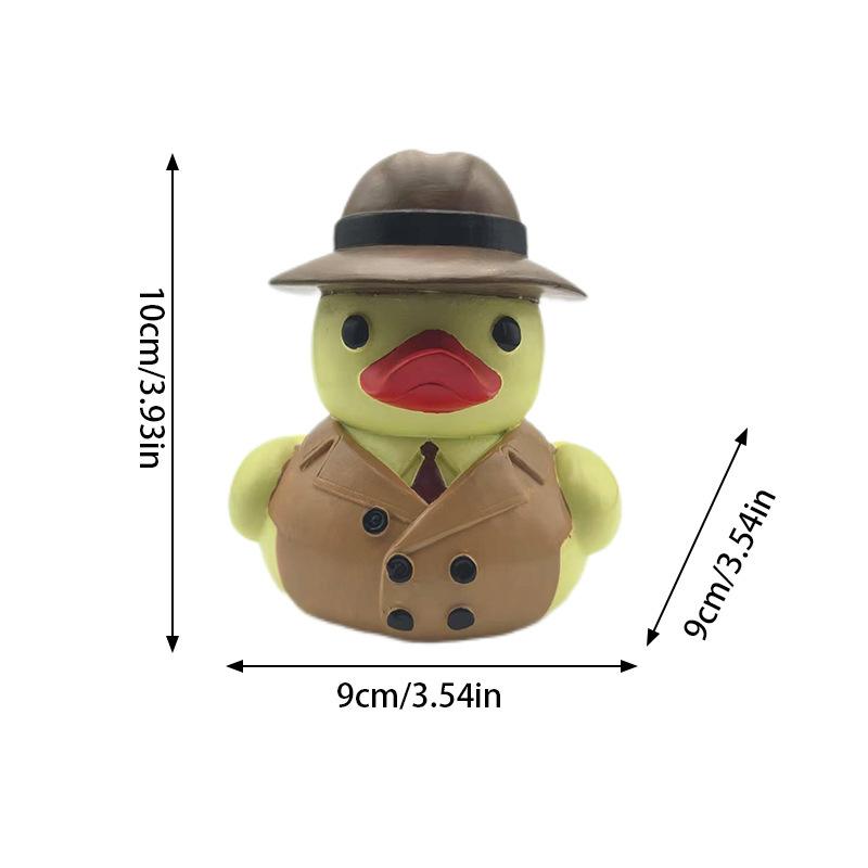 Creative Detective Duck Doctor Duck Chef Duck Fire Duck Home Desktop Statue Ornaments Resin Crafts Baby Birthday Toys And Gifts