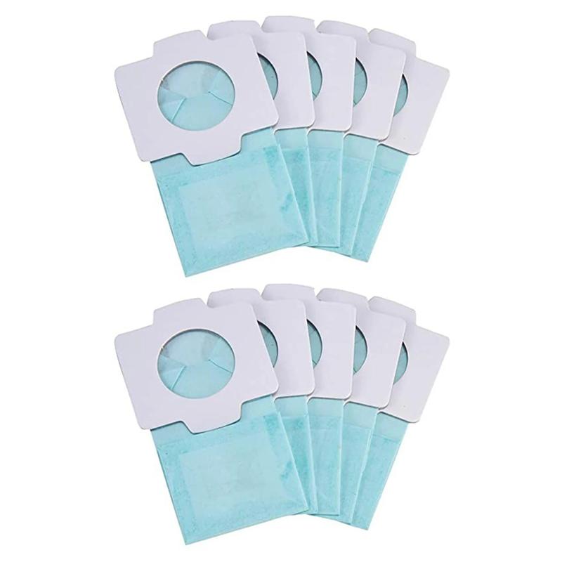 10 Dust Bags Collector Set For  DCL180Z DCL182 DCL182Z DCL181F DCL182ZB DCL180 Rreplacement Spare Parts-B61B