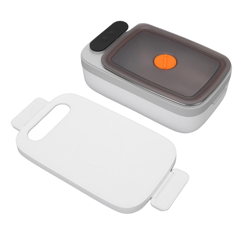 Electric Lunch Box Food Heater USB Rechargeable Food Storage Warmer Container 1000ML Stainless Steel 7 Heating Levels 14000mAh Battery