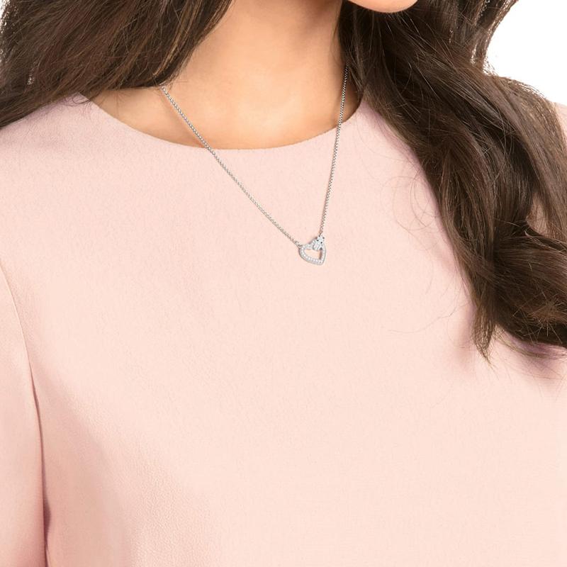 Swarovski Lovely LOVELY love alloy necklace for women 5380703