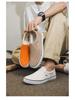 2025 Spring Classic Slip-On Shoes: Women's Low-Top, Solid Color & Men's Korean Style Canvas Shoes