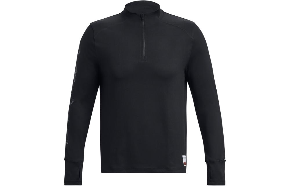 Under Armour RUN LAA T Shirt Men s Black 1379305-001 XL
