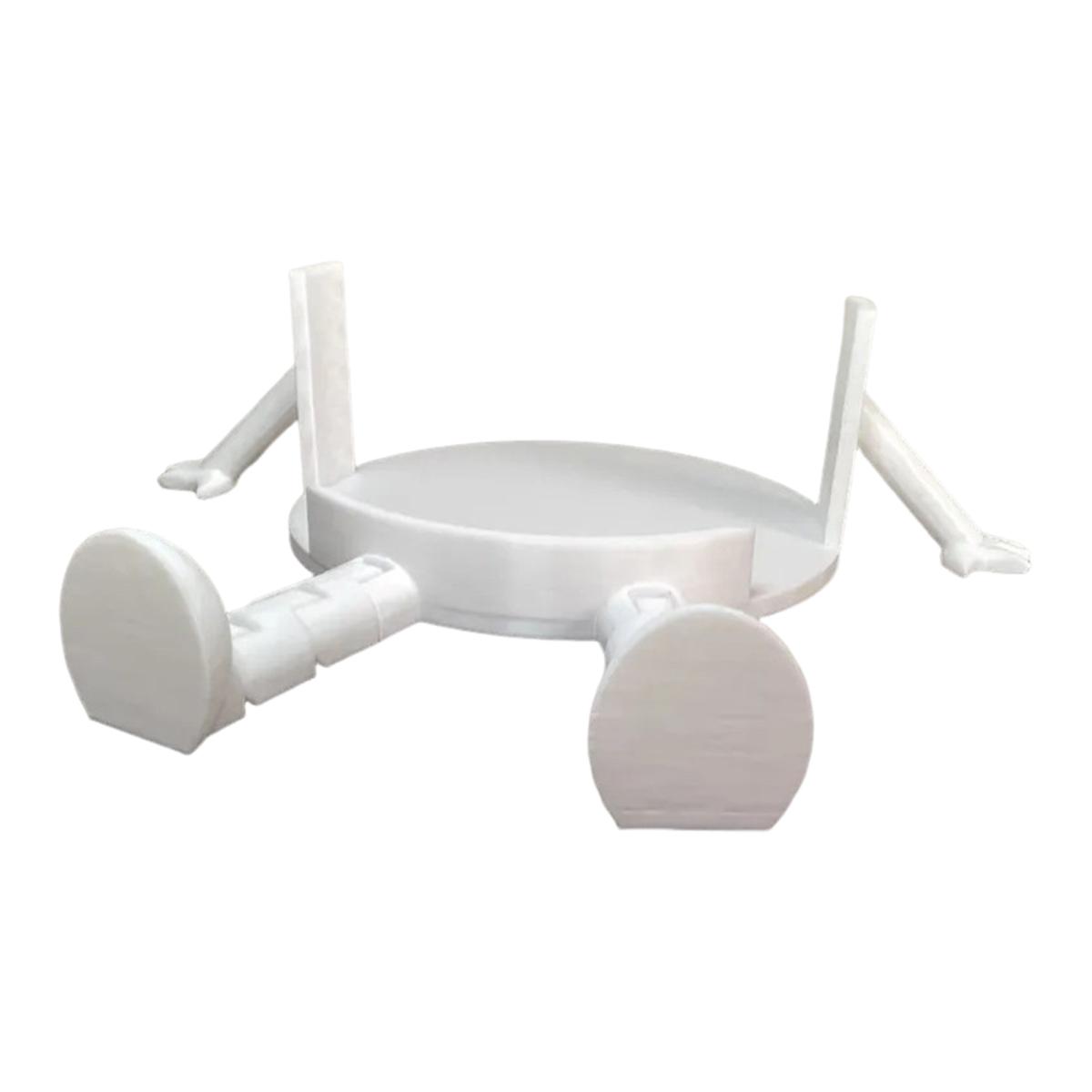 

Держатель туалетной бумаги Yousheng, простой в использовании, креативная форма, милый мультяшный диспенсер для рулонов бумаги, подставка для хранения в ванной комнате, аксессуар для хранения белый