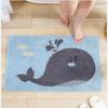 Diatom Printing Bathroom Thickening Mat Bath Non-slip Carpets In Wash Basin Bathtub Side Floor Rug Shower Room Doormat Memory Foam 3D Pad