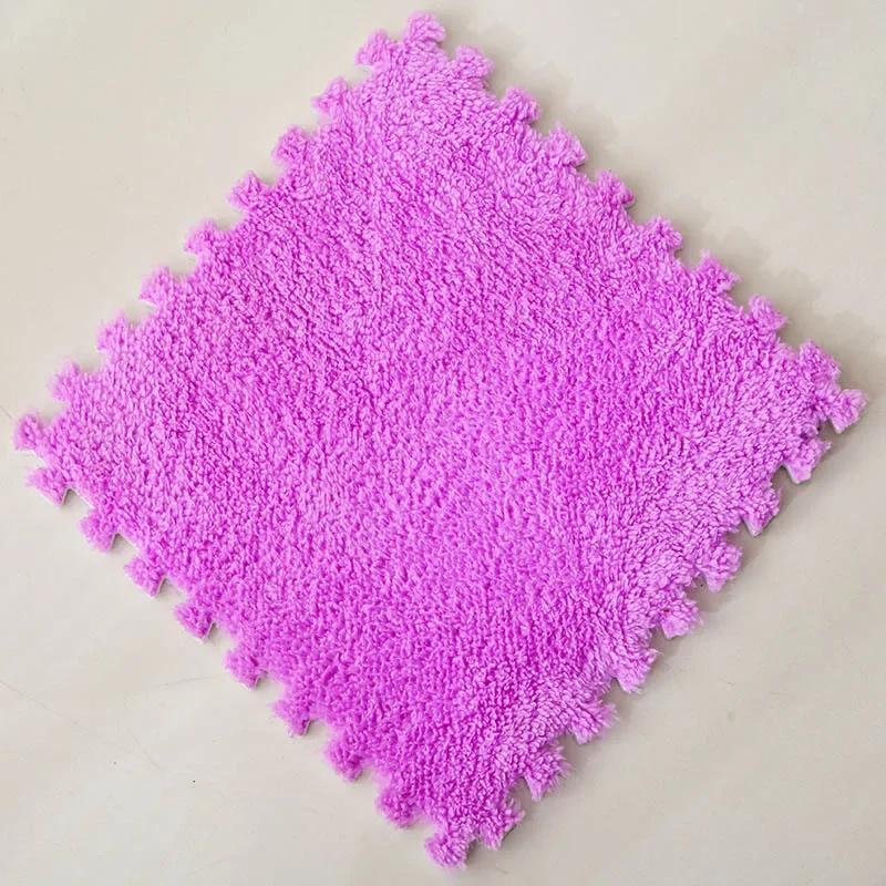 Soft Plush Children's Mat Babe Toys Eva Foam Puzzle Carpet Warm Children Play Mats Interlocking Rugs Infant Carpet 30*30*1.2CMcm