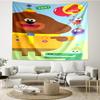 Bee's Rainbow Adventure Tapestry Hanging for Bedroom,Livingroom, Playroom,Decor Art Room Wall Tapestry Holiday and Birthday Gifts