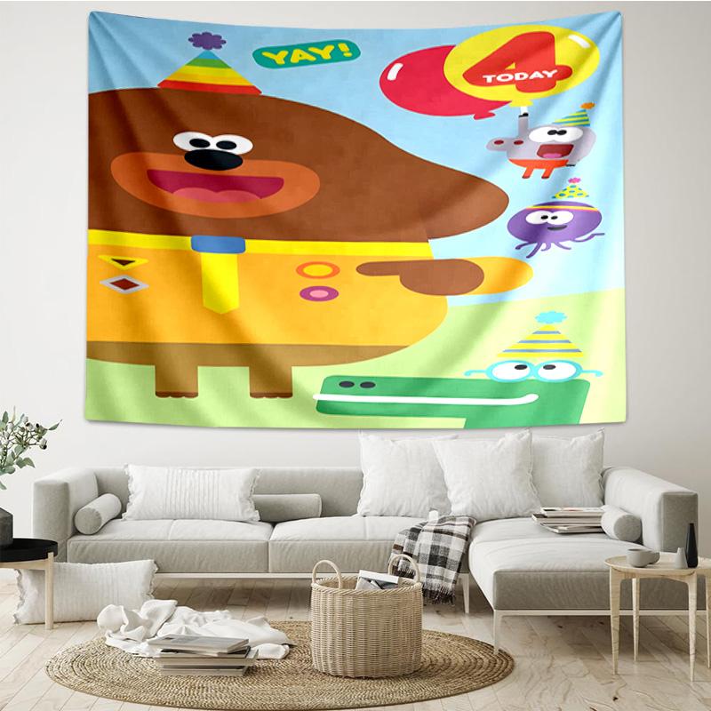 Bee's Rainbow Adventure Tapestry Hanging for Bedroom,Livingroom, Playroom,Decor Art Room Wall Tapestry Holiday and Birthday Gifts