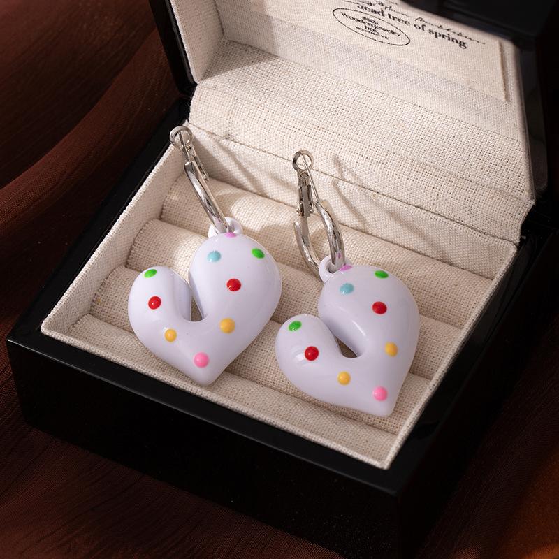 Милая моя! Серьги-пусеты  Дофаминовый горошек любви , Уникальные и красивые серьги-гвоздики, Преувеличенные серьги, Женский стиль для отпуска