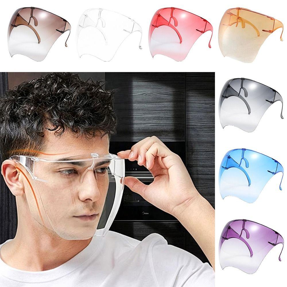 Transparent Full Face Mask Anti Splash Transparency Goggles Protective Face Cover Nail Art Tool