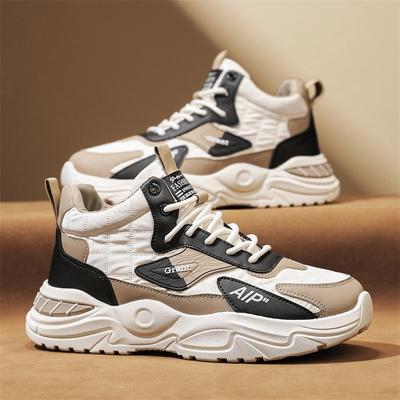 Spring Autumn New Classic Men's Shoes Fashionable and Versatile High Top Casual Shoes for Teenagers Outdoor Running Sports Shoes