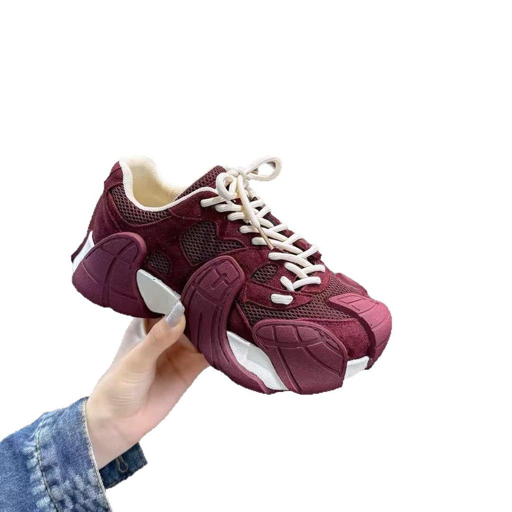 European Station Autumn Explosion Platform Daddy Shoes Octopus Leather Casual Shoes Muffin Platform Eli Street Shoes Women's Shoes