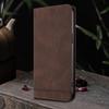 Applicable iPhone 17 pro max Solid Color Strong Magnetic Anti-Skimming Leather Case16E Full protection against falls
