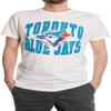Bulletin MLB Toronto Blue Jays 'The Natural' Distressed Retro Men's Cotton T-Shirt