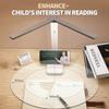 3 Levels Dimmable LED Desk Lamp Touch Control No Battery Dimmable Table Lamp USB Plug Eye Protection Foldable Reading Light