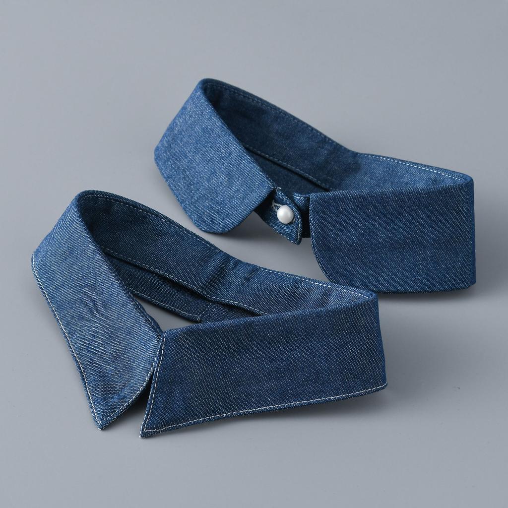 Fashion Women Shirt Fake Collar Tie Neckwear Decorative Ladies Detachable Collar For Lapel Blouse Top Women Clothes Accessories
