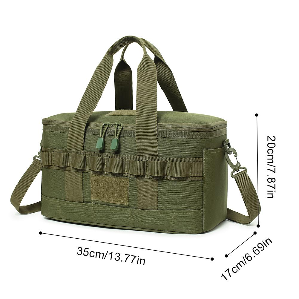 Outdoor Heavy Duty Lunch Bag Large Capacity Thermal Cooler Bag Lunch Box for Camping Picnic Beach Work Trip