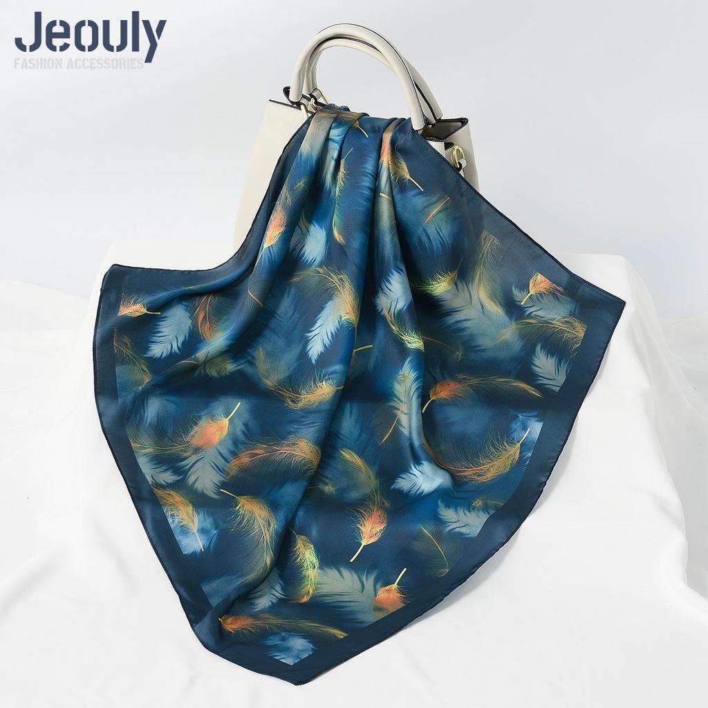 Cross-Border 70cm Silk Cashew Print Scarf - Autumn/Winter Women's Fashion Headscarf