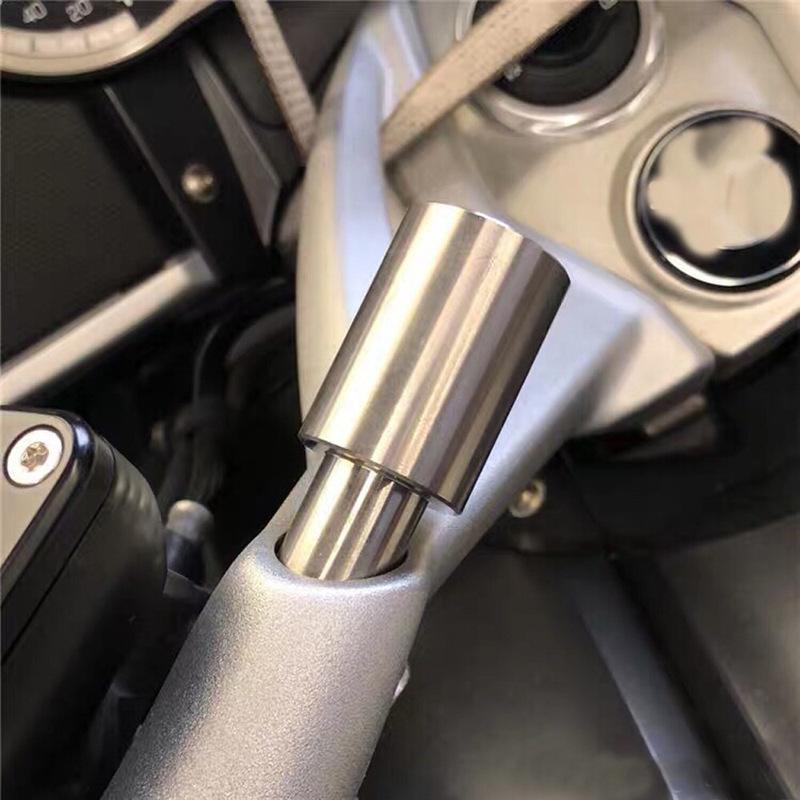 Motorcycle Handlebar Phone Navigation Stand Extension Rod For BMW R1200RT R1250RT K1600 GT GTL B 2014 15 16 17 18 19 Silve