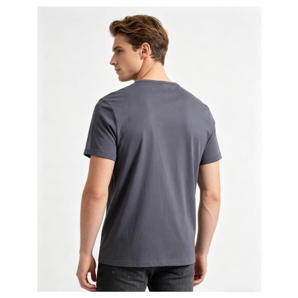 Men's Plus Size Henley Shirt (Up To 8XL) - 95% Cotton Short Sleeve Casual T-Shirt with Button Placket - Big and Tall Summer Top