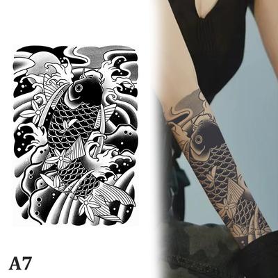 Nálepka na dočasné tetování na paži Vodotěsná falešná tetování na velké noze Body Art