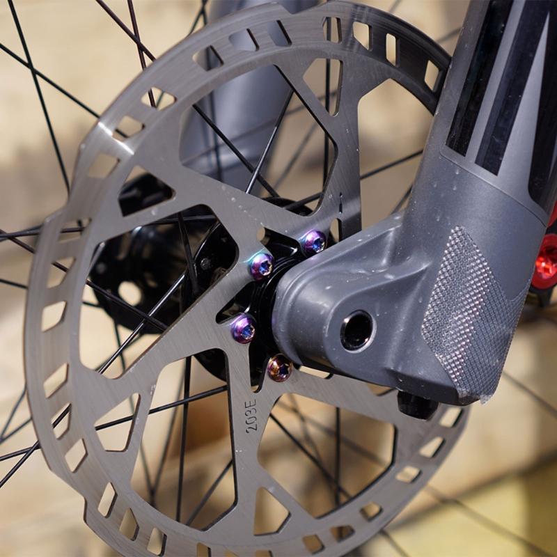 Stainless Steels Bicycles Disc Brake Rotor with Screws 140/160/180/203/220mm Bike Brakes Rotor Adapter Easy To Install