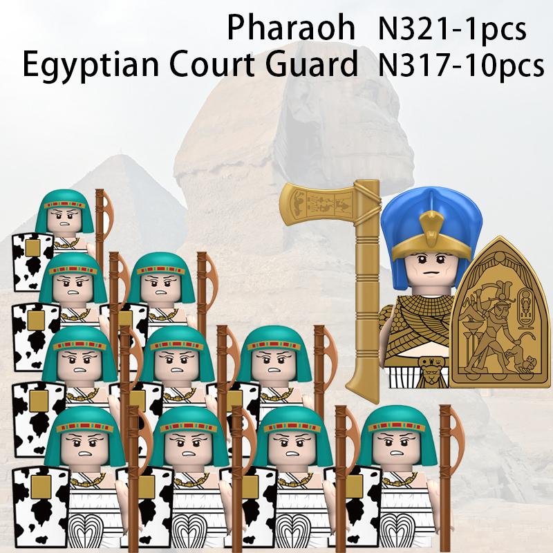 11 buc Cavaler Teutonic Medieval Blocuri de construcții Egiptul Antic Soldat Figura Castel Militar Armă Accesorii Cărămizi Jucărie Copil Cadou N321