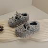 Baby girl toddler shoes warm plush Doudou shoes 1 1 2 years old 3 baby children plush shoes plush girls shoes winter 0