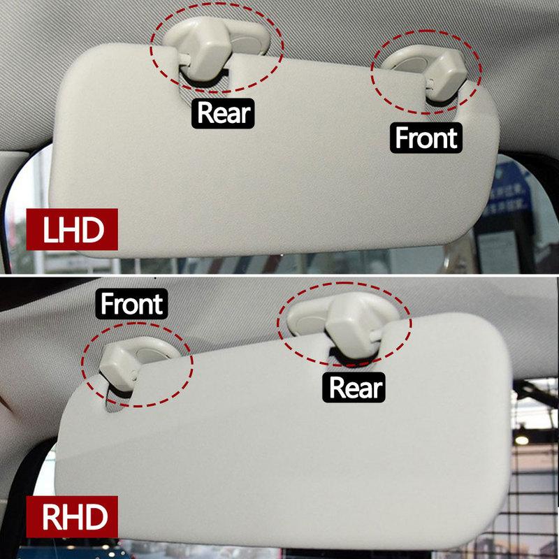 1PC Car Driver Side Roof Sunvisor Sun Visor Fixed Clip Makeup Mirror Buckble Retainer Hook Bracket For BMW Mini F54 F55 F56