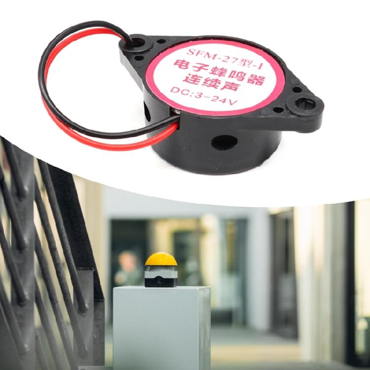 10 Stück/Set SFM-27 Elektronisches Summer-Set 100dB Piezo-Warnsignale Summer 3~24V Piezoelektrischer Summer für verschiedene Schaltungen