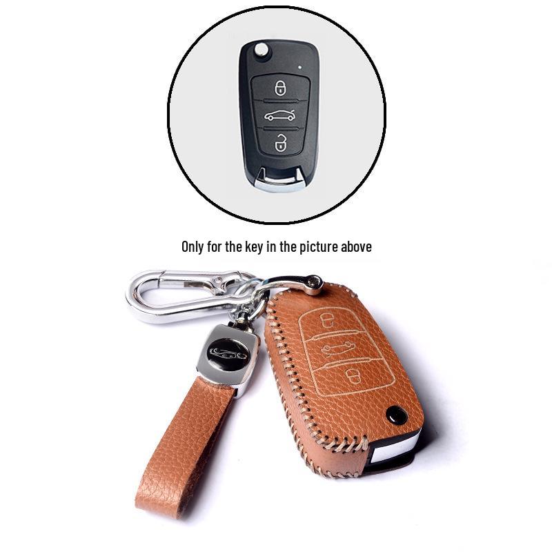 Key Case for Great Wall: Haval H6, H9, Chitu, F7, H2S, M6, F5, H4, Big Dog, F7X, Fengjun, Ora with Snap Button