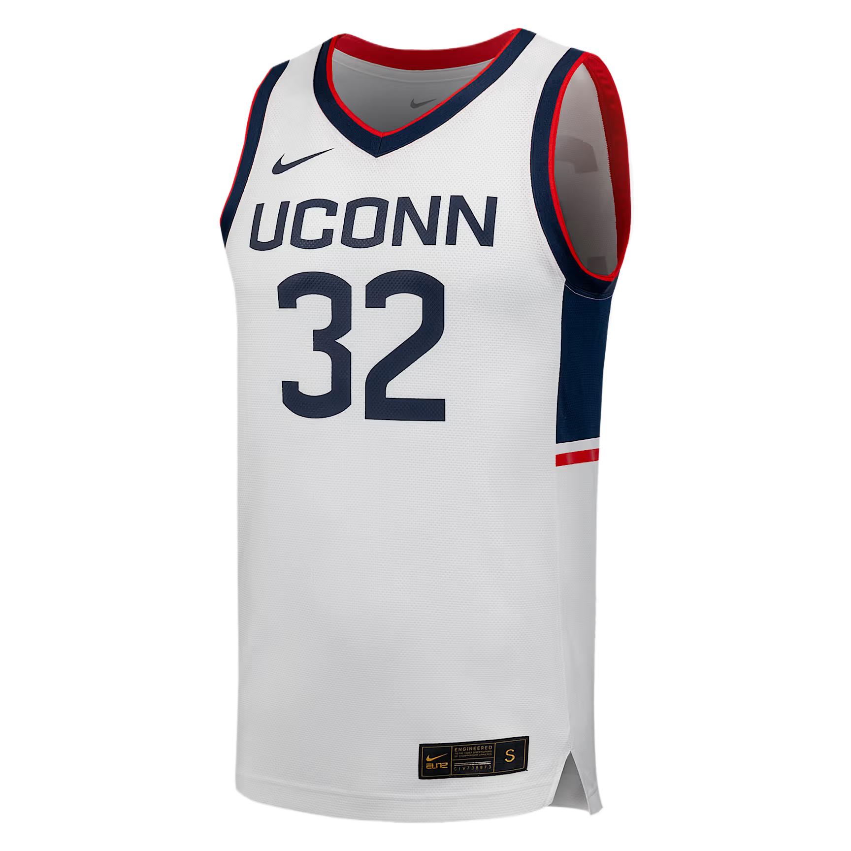 

Nike College Connecticut Huskies Team 32 Replica Comfortable Soft Skin Basketball Jersey Men jersey P32818UCON25-WHT 2XL