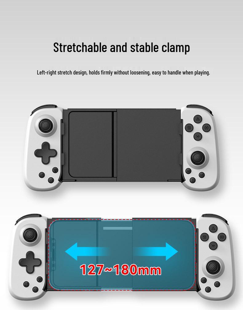 D6DP Wireless Bluetooth Dual Hall Motion Game Controller for Mobile, Switch, Android, iOS, and PC