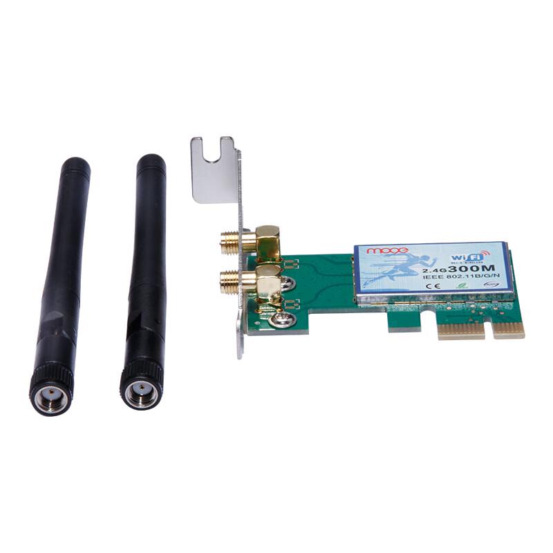 MOGE 300Mbps Desktop PCIe Wireless WiFi Adapter (CN version)