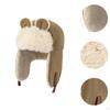 Animal Ear Trapper Hat for Women, Stylish Soft Winter Riding, Street Shopping