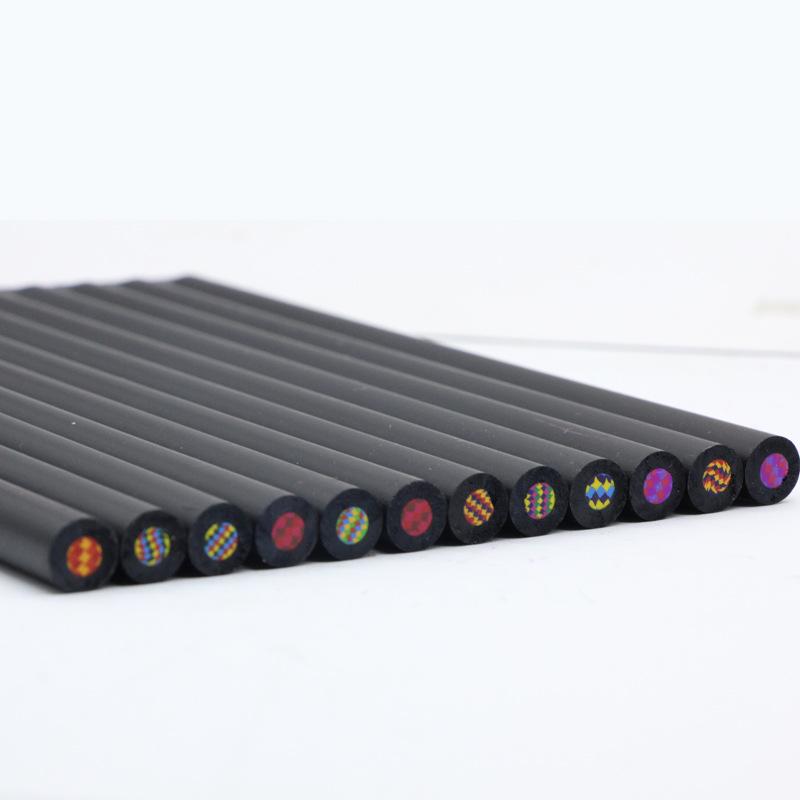 12-Farben Cross-Border Regenbogenstifte & 8-Farben Mehrkern-Pinselset für Kinder