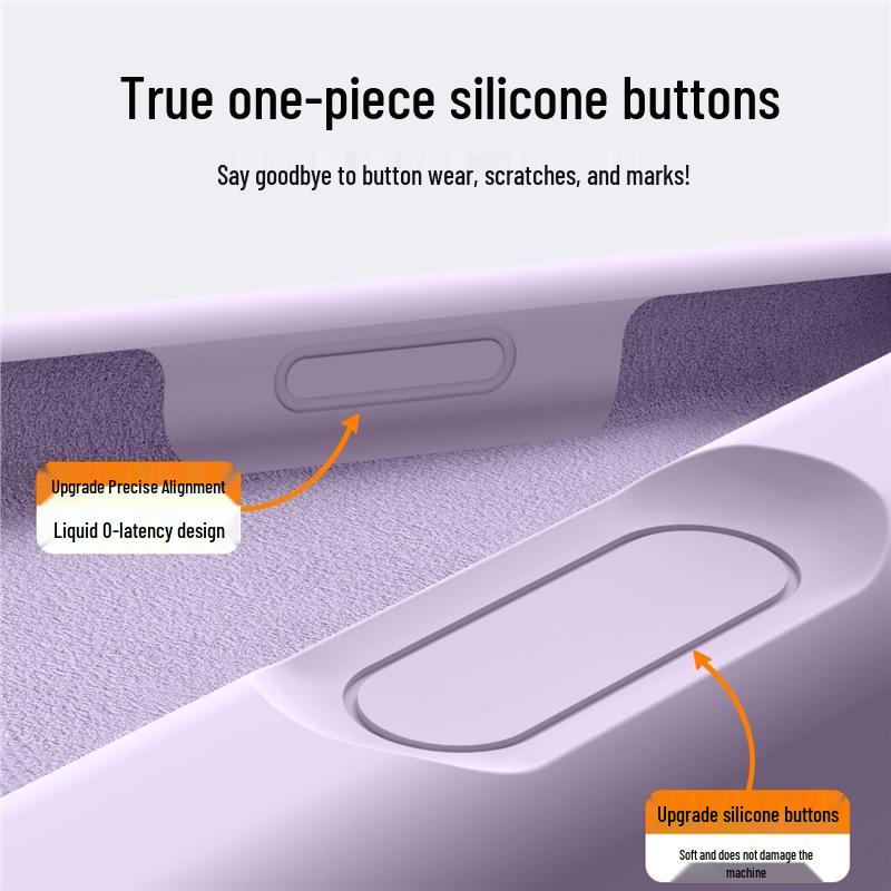 Flüssigsilikon-Magnet-Handyhülle für iPhone 16 Pro Max – Vollständige Abdeckung, Neues Design mit großem Loch