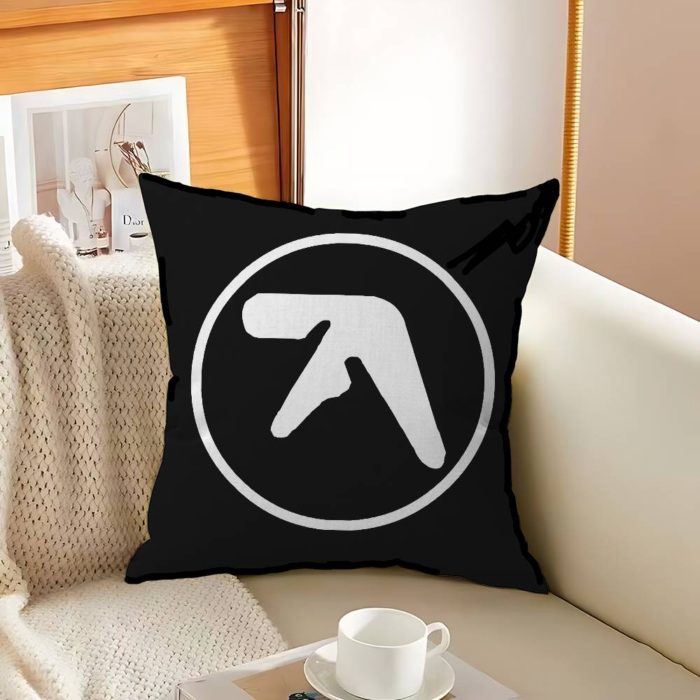 DJ AAphex TTwins Pillow Covers Cartoon Sofa Decorative Home Doublesided Printing Short Plush Cute Cushion Cover