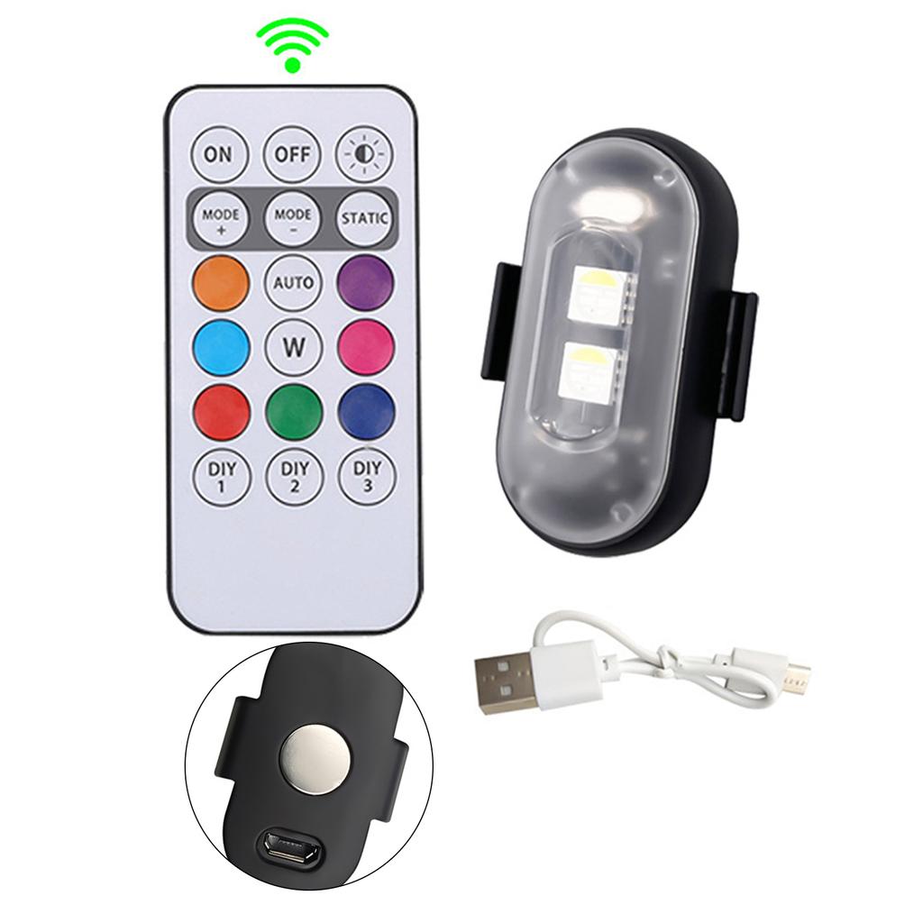 Motorcycles Led Flashing Lights LED Night Light Battery Powered Small Strong Light For RC-Car