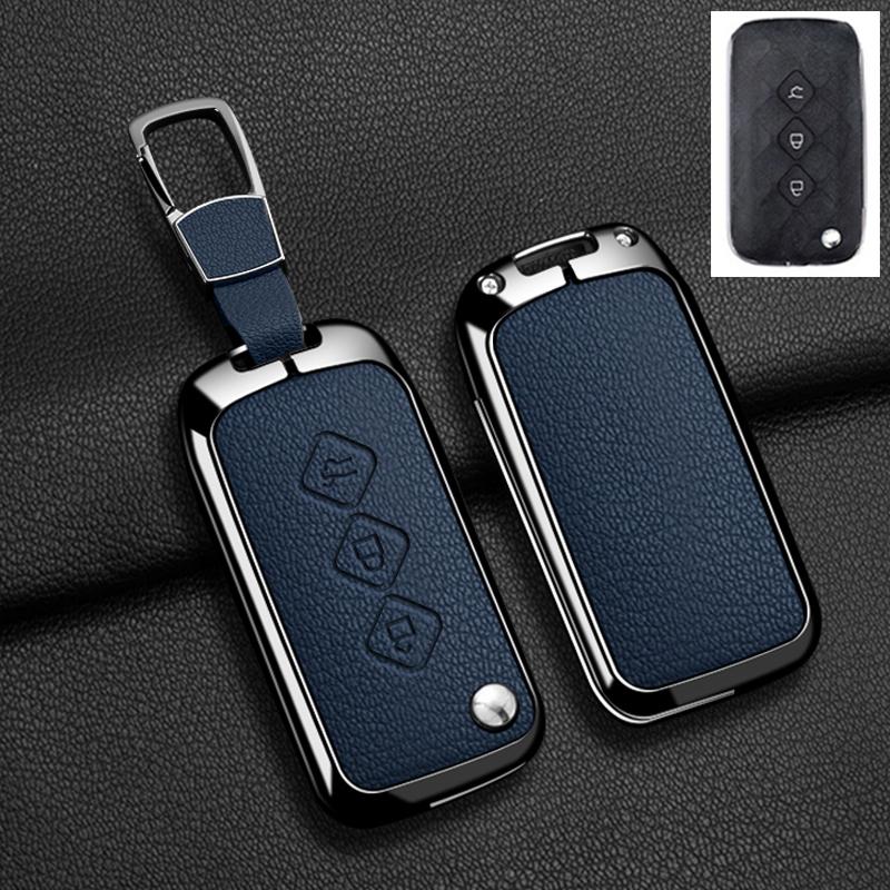 Car Zinc Alloy Remote Key Case For Chevrolet AveoTrax Groove Captiva 2024 Wuling Hongguang S Baojun 510 730 360 560 RS-5 530 630