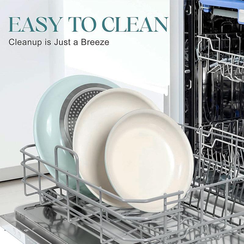 3 Piece Non Stick Frying Pans Set 8" 9.5" and 11" Cookware Set Removable Handle Egg Steak Cooking Pot Skillet Oven Safe Cooker