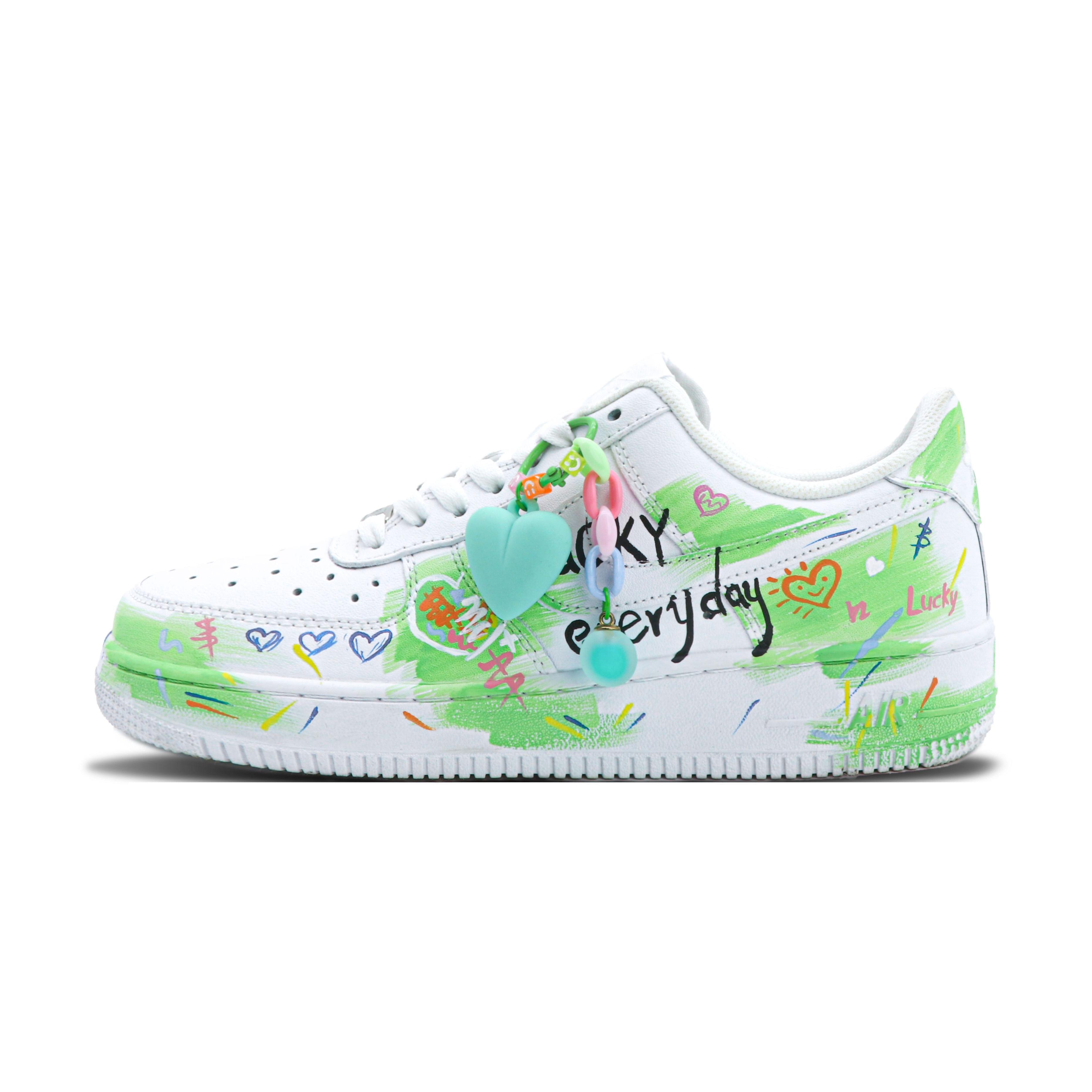 

Nike Air Force 1 Slip Resistant Cushioning Abrasion Resistant Low top Skateboard Shoes Men s Green CW2288-111(Team147-) 40